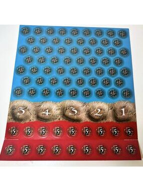 NEW Risk Godstorm Game Replacement Piece Faith Favor Tokens (60) + Turn markers